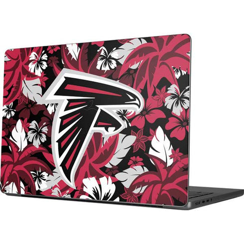 NFL Atlanta Falcons Tropical Print Apple MacBook Pro 14-inch Skin
