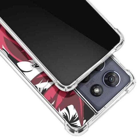 NFL Atlanta Falcons Tropical Print Moto G 5G (2025) Clear Case