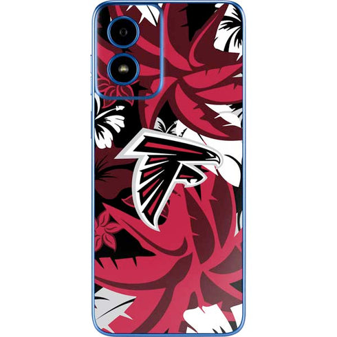 NFL Atlanta Falcons Tropical Print Moto G Play 4G (2024) Skin