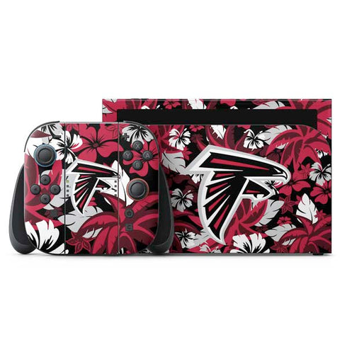 NFL Atlanta Falcons Tropical Print Nintendo Skins