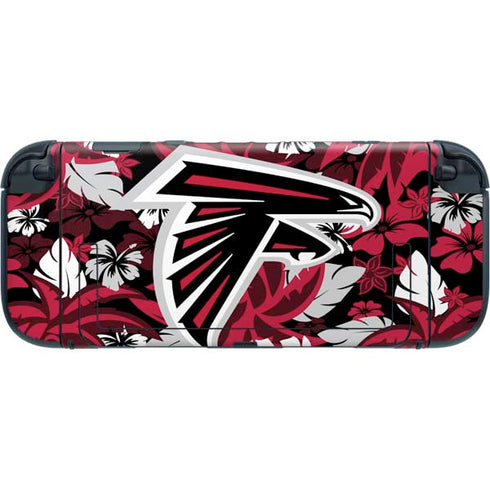 NFL Atlanta Falcons Tropical Print Nintendo Switch 2 (2025) with Joy-Con Skin