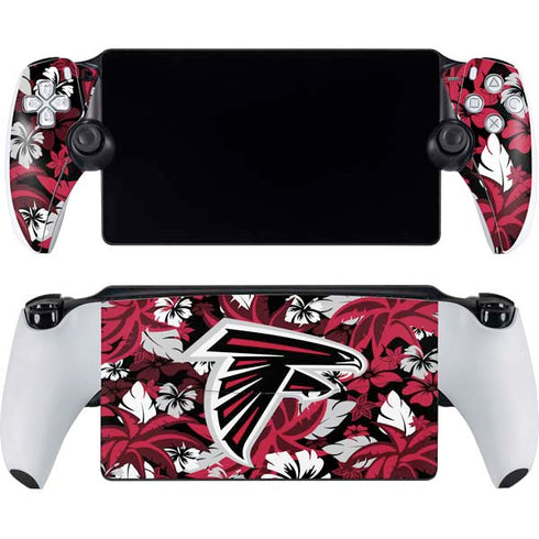 NFL Atlanta Falcons Tropical Print PlayStation Portal Remote Player Skin