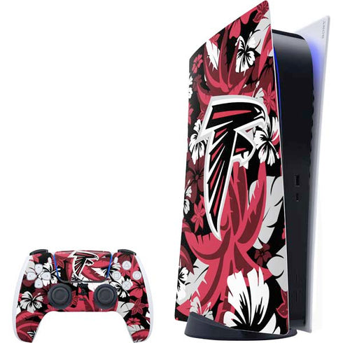 NFL Atlanta Falcons Tropical Print PlayStation PS5 Skins