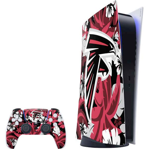 NFL Atlanta Falcons Tropical Print PlayStation PS5 Skins