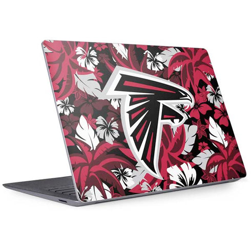 NFL Atlanta Falcons Tropical Print Surface Laptop 3 13.5in Skin