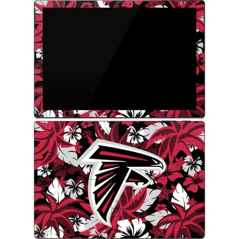 NFL Atlanta Falcons Tropical Print Surface Pro 7 Skin