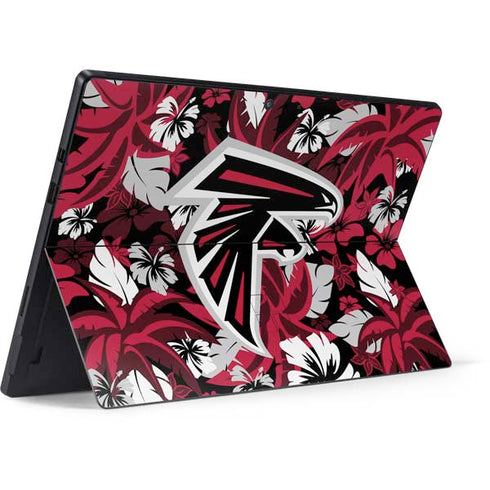 NFL Atlanta Falcons Tropical Print Surface Pro 7 Skin