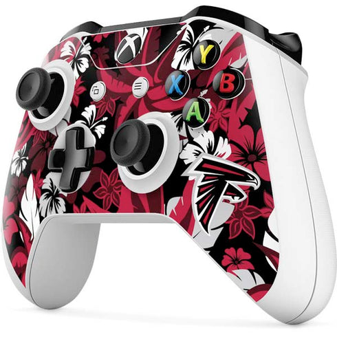 NFL Atlanta Falcons Tropical Print Xbox One S All-Digital Edition Bundle Skin