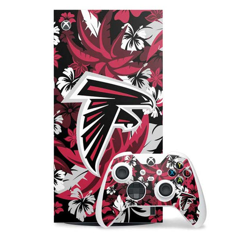 NFL Atlanta Falcons Tropical Print Xbox Series X Skins