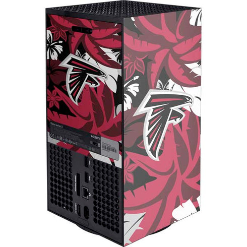 NFL Atlanta Falcons Tropical Print XBox Series X Digital Edition Console Skin
