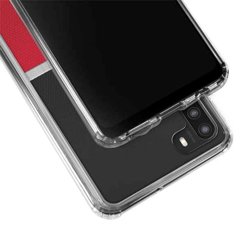 NFL Atlanta Falcons Vintage Galaxy A21 Clear Case