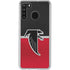 NFL Atlanta Falcons Vintage Galaxy A21 Clear Case