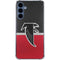 NFL Atlanta Falcons Vintage Galaxy A35 5G Clear Case