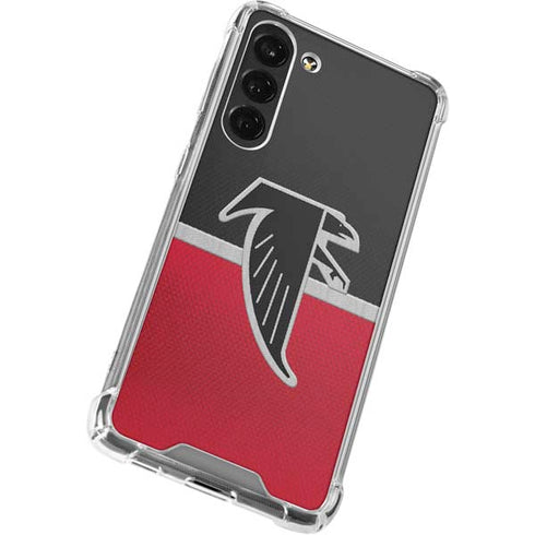 NFL Atlanta Falcons Vintage Galaxy S24 FE Clear Case