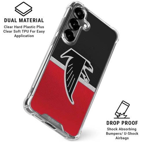 NFL Atlanta Falcons Vintage Galaxy S26 Plus Clear Case