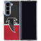 NFL Atlanta Falcons Vintage Galaxy Z Fold5 5G Clear Case