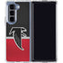NFL Atlanta Falcons Vintage Galaxy Z Fold5 5G Clear Case