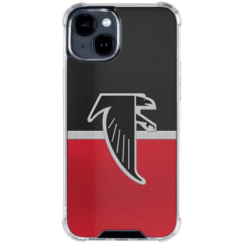 NFL Atlanta Falcons Vintage iPhone 15 Clear Case