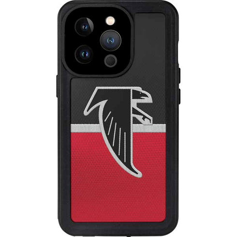 NFL Atlanta Falcons Vintage iPhone 15 Pro Waterproof Case