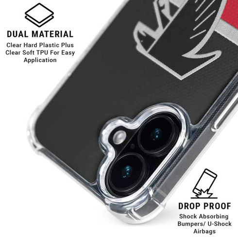 NFL Atlanta Falcons Vintage iPhone 16 Clear Case