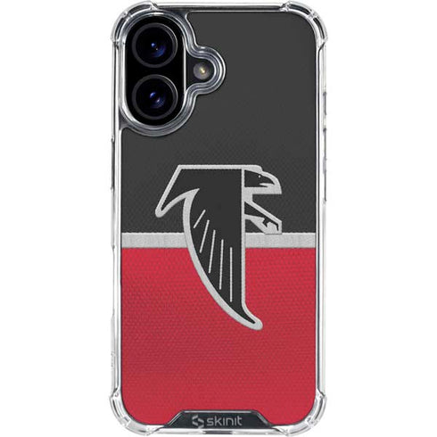 NFL Atlanta Falcons Vintage iPhone 16 Plus Clear Case