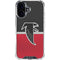 NFL Atlanta Falcons Vintage iPhone 16 Plus Clear Case