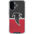 NFL Atlanta Falcons Vintage iPhone 16 Plus Clear Case