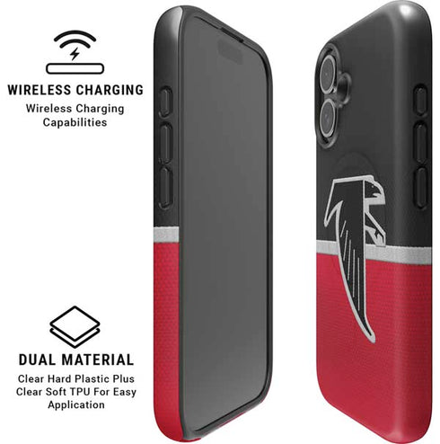 NFL Atlanta Falcons Vintage iPhone 16 Plus Magsafe Impact Case