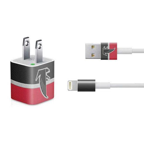 NFL Atlanta Falcons Vintage iPhone Charger (5W USB) Skin