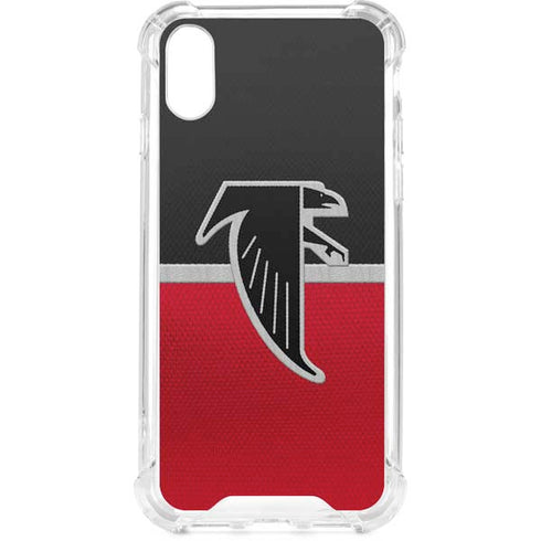 NFL Atlanta Falcons Vintage iPhone XS Clear Case
