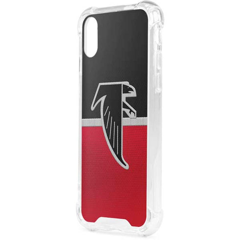 NFL Atlanta Falcons Vintage iPhone XS Clear Case