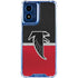 NFL Atlanta Falcons Vintage Moto G 5G (2024) Clear Case