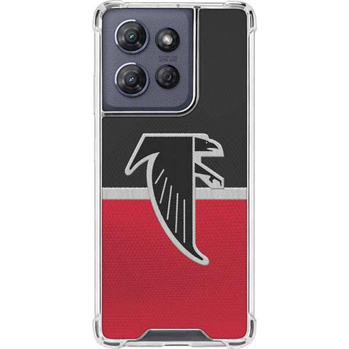 NFL Atlanta Falcons Vintage Moto G Play 5G (2025) Clear Case