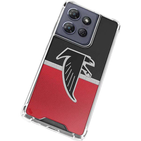 NFL Atlanta Falcons Vintage Moto G Power 5G (2025) Clear Case