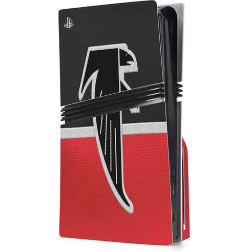 NFL Atlanta Falcons Vintage PS5 Pro Disk Console Skin