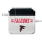 NFL Atlanta Falcons White Striped 85W Power Adapter (15 and 17 inch MacBook Pro Charger) Skin
