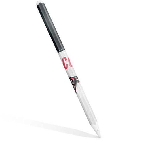 NFL Atlanta Falcons White Striped Apple Pencil (2nd Gen 2019) Skin