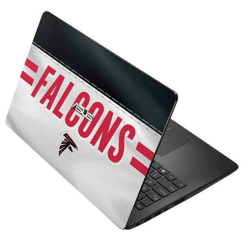 NFL Atlanta Falcons White Striped Asus X502CA 15.6 Skin