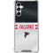 NFL Atlanta Falcons White Striped Gabb Phone 4 Clear Case