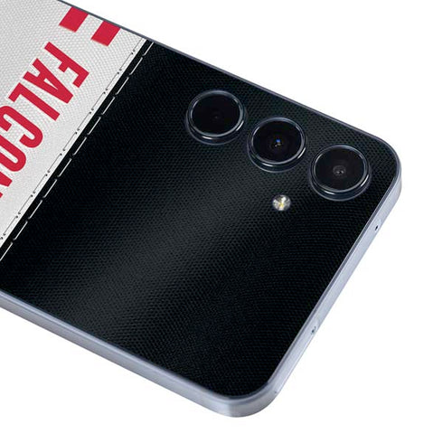 NFL Atlanta Falcons White Striped Galaxy A35 5G Skin