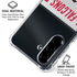 NFL Atlanta Falcons White Striped Galaxy A36 5G Clear Case
