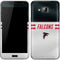 NFL Atlanta Falcons White Striped Galaxy J3 Skin