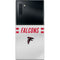 NFL Atlanta Falcons White Striped Galaxy Note 10 Plus Skin