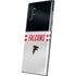 NFL Atlanta Falcons White Striped Galaxy Note 10 Plus Skin