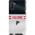 NFL Atlanta Falcons White Striped Galaxy Note 10 Pro Case