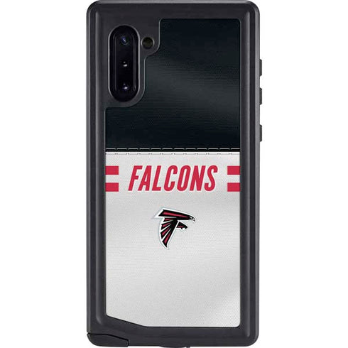 NFL Atlanta Falcons White Striped Galaxy Cases