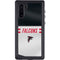 NFL Atlanta Falcons White Striped Galaxy Note 10 Waterproof Case