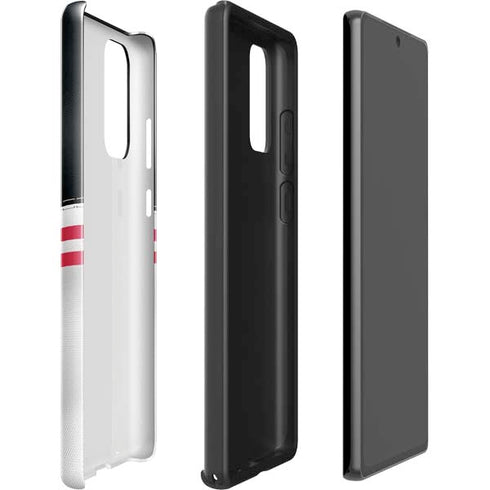 NFL Atlanta Falcons White Striped Galaxy Note20 5G Pro Case