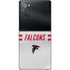 NFL Atlanta Falcons White Striped Galaxy Note20 5G Skin