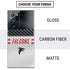 NFL Atlanta Falcons White Striped Galaxy Note20 Ultra 5G Skin